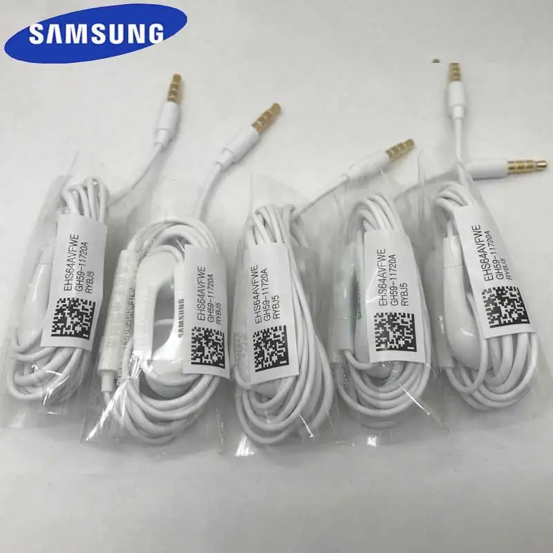 Samsung EHS64 5/10/15/20/50 шт./лот для Xiaomi телефон в ухе Earpone с микрофоном для MP3 MP4 Galaxy S7 S8 край - Цвет: 5pieces