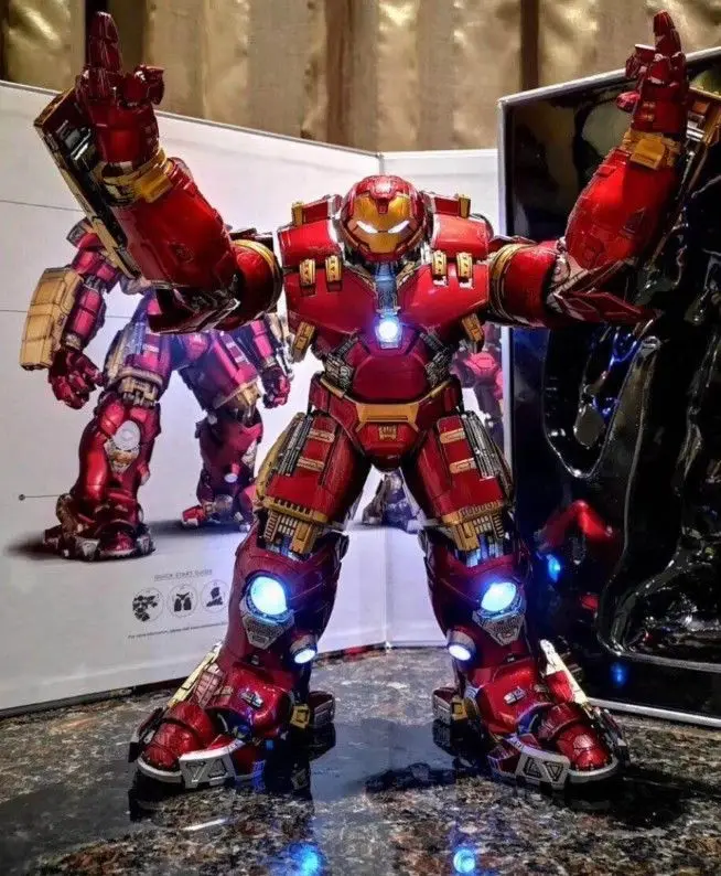 Comicave 1/12 весы Железный человек MK44 фигурка из сплава Led Hulkbuster модель