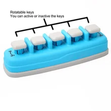IRIN Piano Electronic keyboard Hand Finger Exerciser Tension Training Trainer, Blue