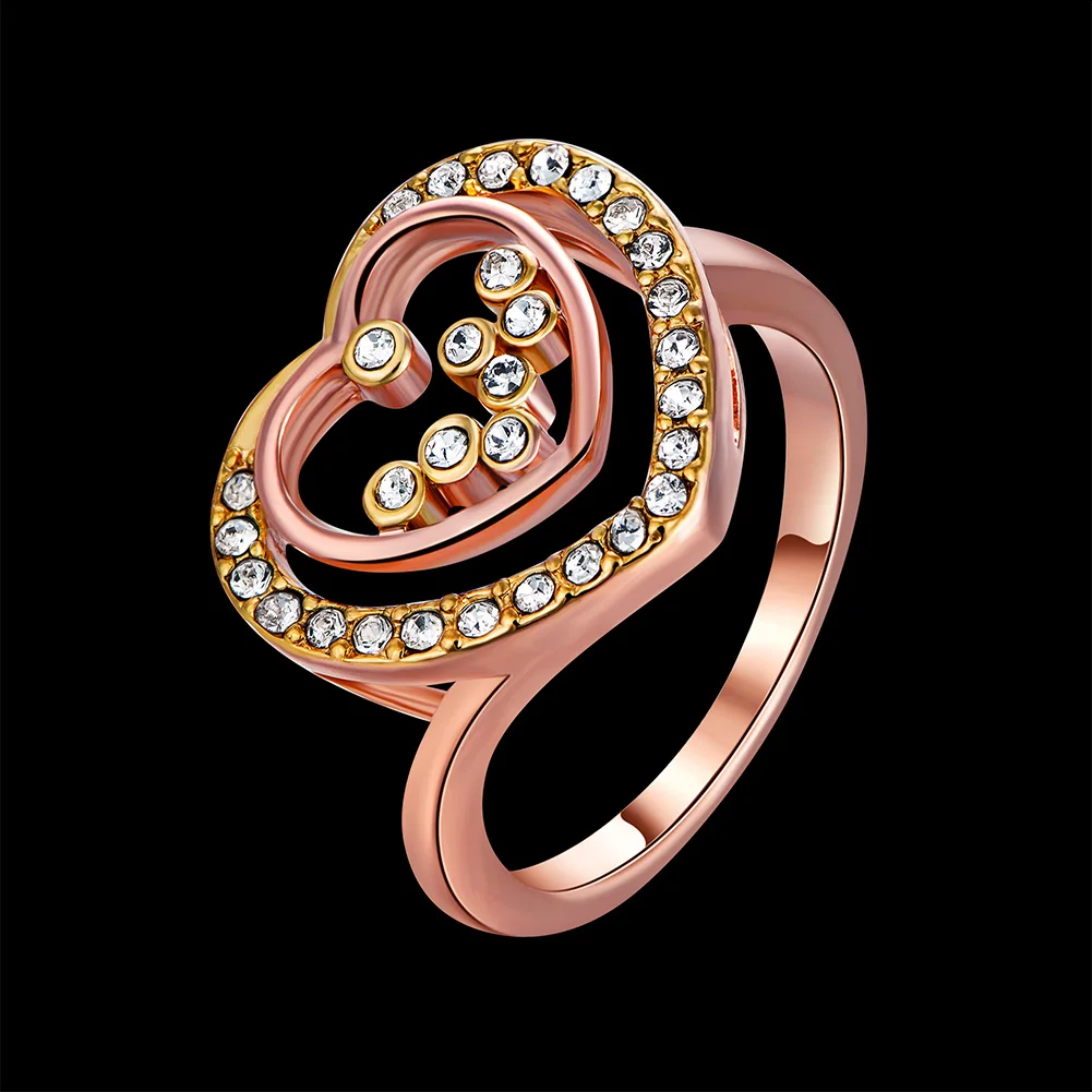 Женские кольца anillos heart alianzas стразы для женщин Ретро стиль|Кольца| |