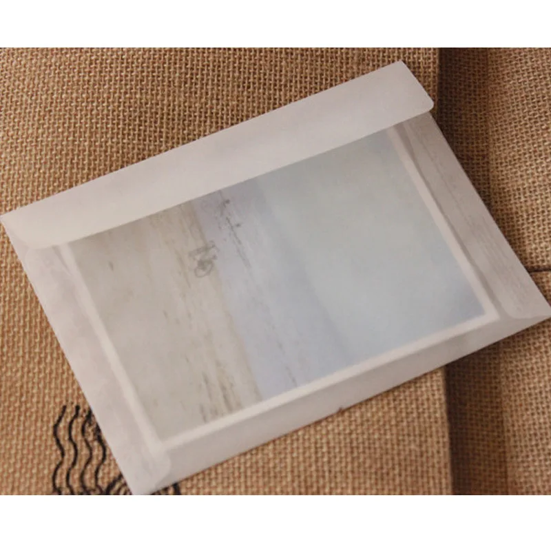 

50 white translucent Gift Bag Envelope for Christmas Greeting Card Wedding Invitation Decorate 17.5*12.5cm