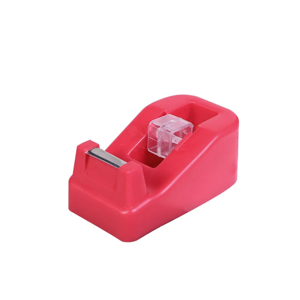 Канцелярский нож ленточная машина Frete бесплатно черный/красный/синий Автоматическая маскирующая металлическая пластиковая стойка держатель инструменты - Цвет: Red