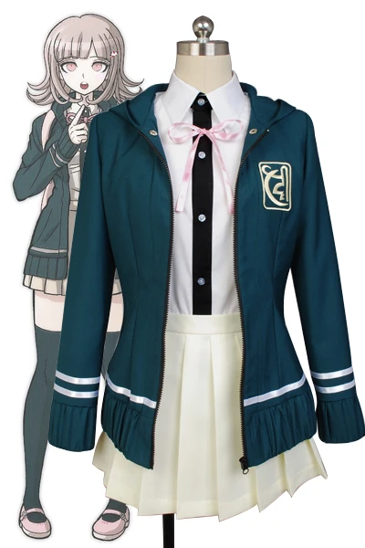 DanganRonpa Косплей сhiaki Nanami маскарадный костюм сhiaki Nanami платье куртка костюм для Хэллоуина Карнавальный костюм для косплея