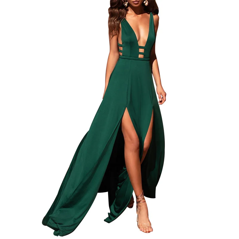 

new arrival 2019 summer strapless suspenders sexy robe longue femme long dress for wedding party for woman formal dress elegant