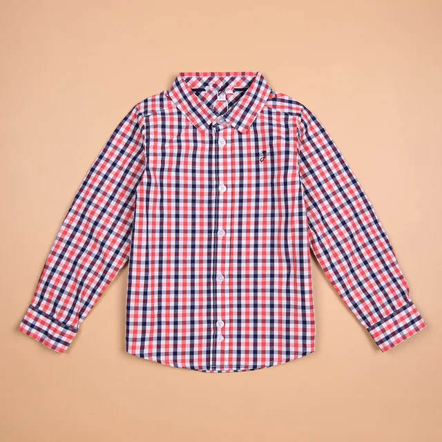 Brand Tops blouse button down casual checked clothes Baby boy shirt