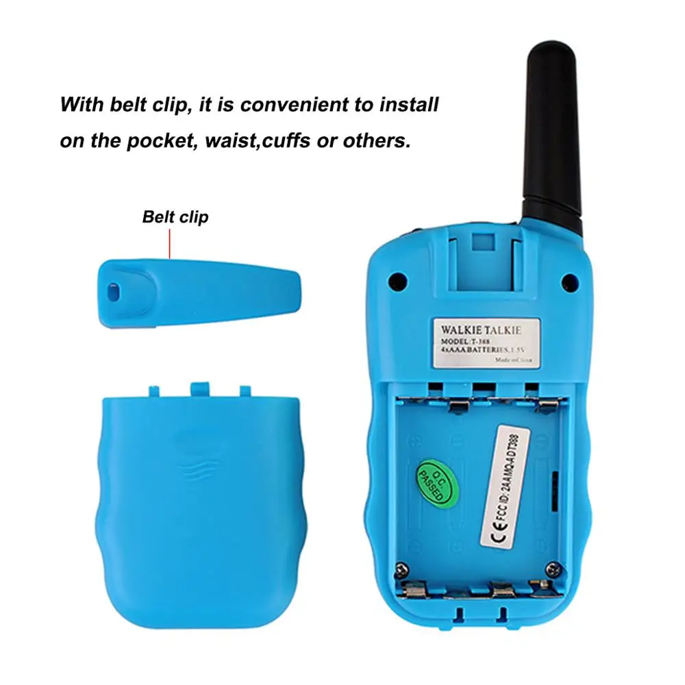 Pаспродажа 2 шт. мини рация детская радиостанция Retevis RT388 0,5 Вт PMR PMR446 FRS UHF двухстороннее радио VOX фонарик коммуникатор подарок