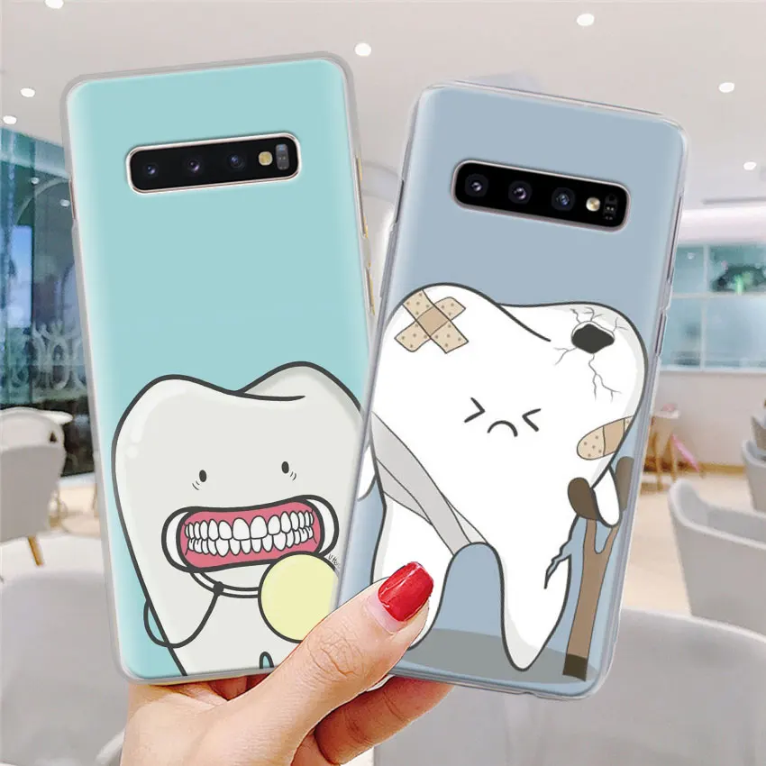 Стоматолог зубов чехол для телефона для samsung Galaxy S10e S10 плюс S7 S8 S9 Plus, Note 8, 9, 10, плюс S10 5G M20 M30 жесткий чехол Coque