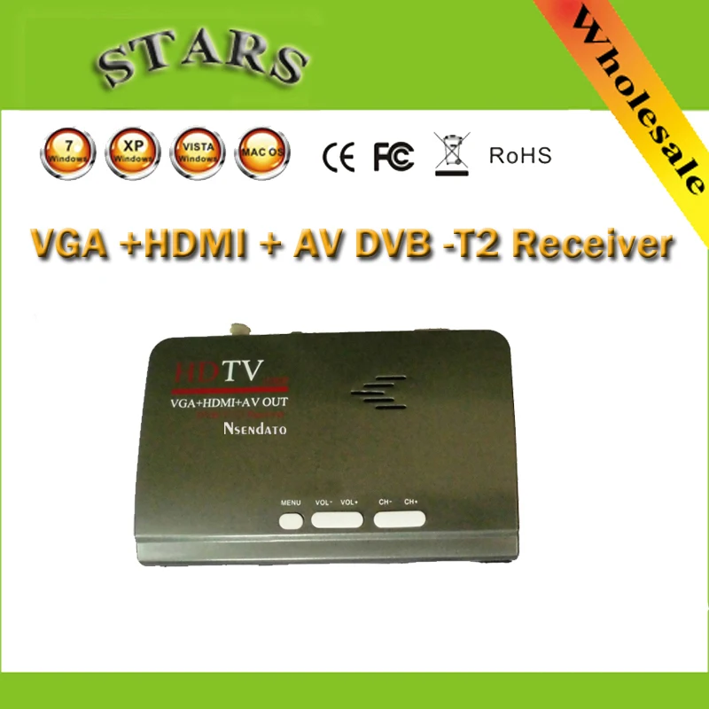 Skup Cyfrowy HDMI DVB T T2 dvbt2 tv, pudełko VGA AV CVBS odbiornik tv konwerter z USB dvb t2 Tuner do Mpeg 4 H.264 z pilotem zdalnego sterowania