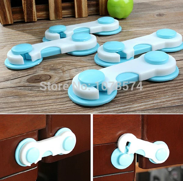 5 قطع 1 مجموعة todder الطفل الطفل الاطفال باب أدراج خزانة قفل أمان البلاستيك غطاء الوردي الأزرق