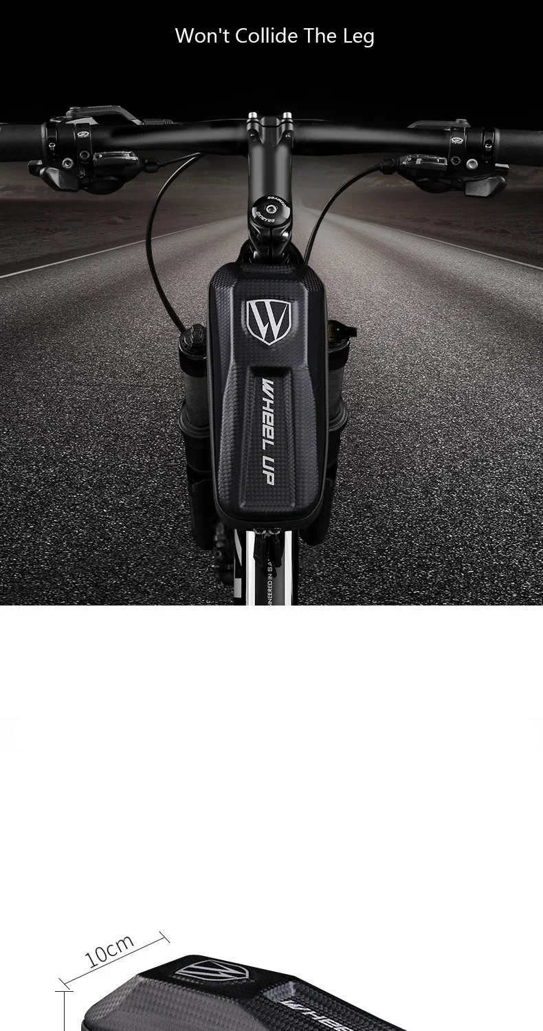 Велосипедная Сумка На Колесиках с верхней трубкой, велосипедная сумка на передней раме, водонепроницаемая сумка для велоспорта MTB Road, Противоударная велосипедная сумка для инструментов с защитой от давления