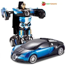 Free Shipping Luxury Sports Car Models Deformation Robot Transformation Remote Control RC Car Toys for Kids