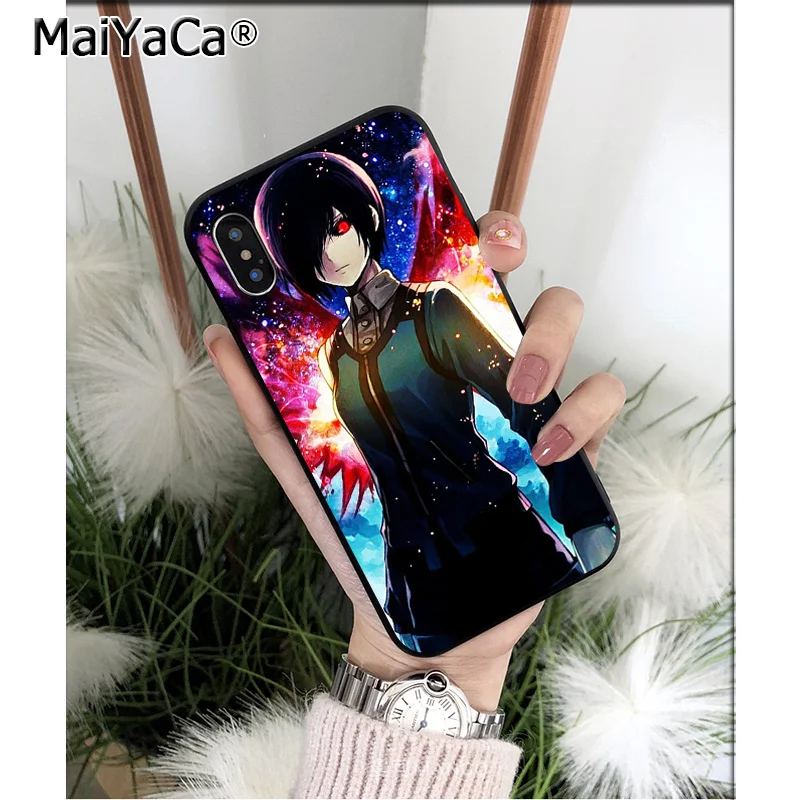 MaiYaCa Токийский Гуль kaneki Кен клиент высокое качество чехол для телефона для Apple iPhone 8 7 6 6S Plus X XS MAX 5 5S SE XR чехол