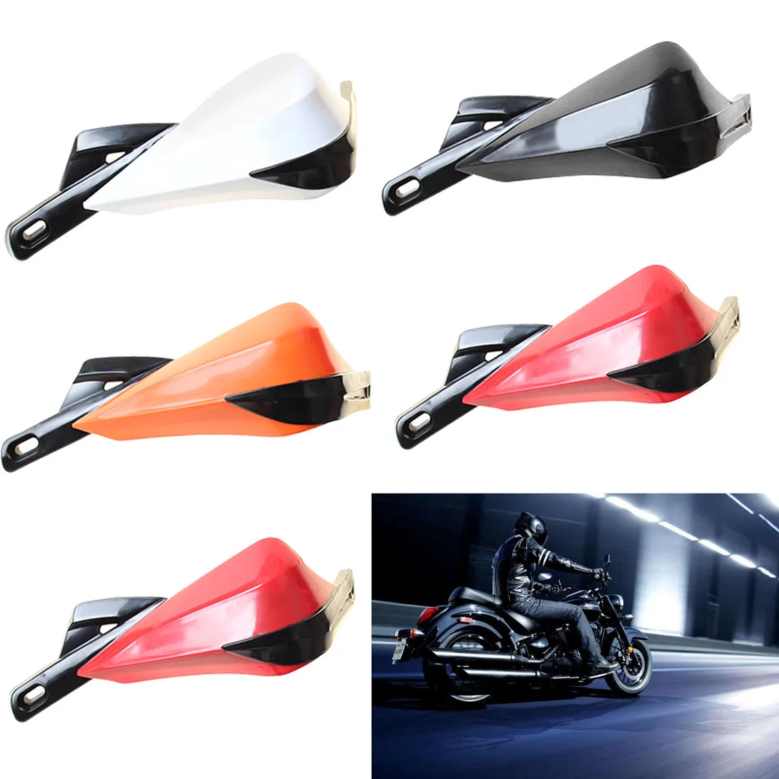 

Motocross General Plastic Handguard Windshield Bow Street Windshield Handguard universal Handlebar Hand Guards Protection 2018