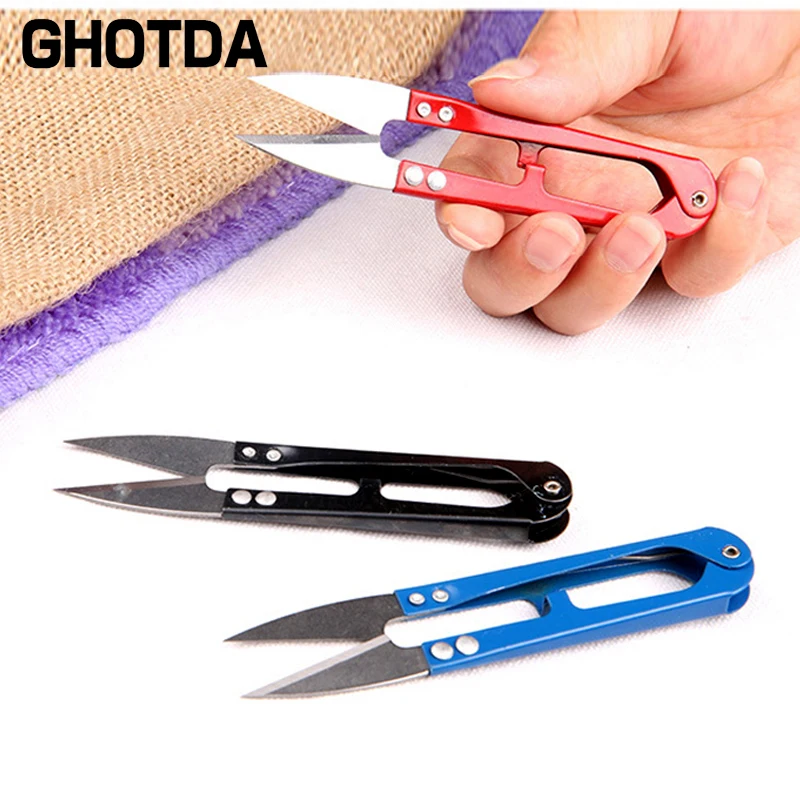 2pcs Fish Use Scissors Stainless Steel Shrimp Shaped Accessories