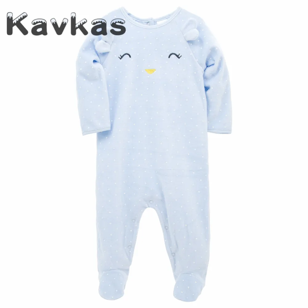 PY1155 Kavkas/ г.; одежда для малышей с длинными рукавами; сезон осень-зима; хлопковые комбинезоны с милым рисунком; комбинезон для новорожденных; roupa de bebes; Одежда для младенцев - Цвет: PY1155