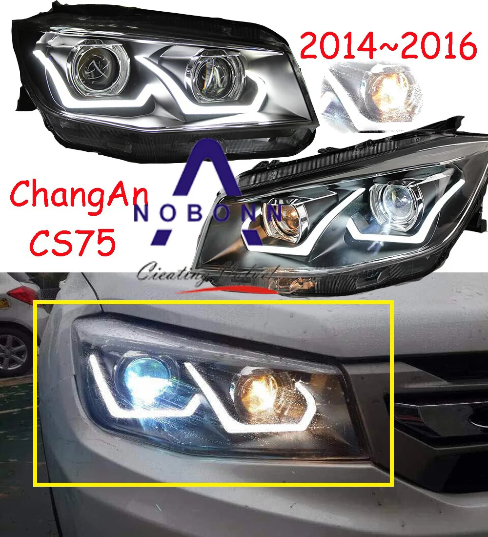 HID,~, автомобильный Стайлинг, ChangAn CS75 фара, ChangAn CS75 фара