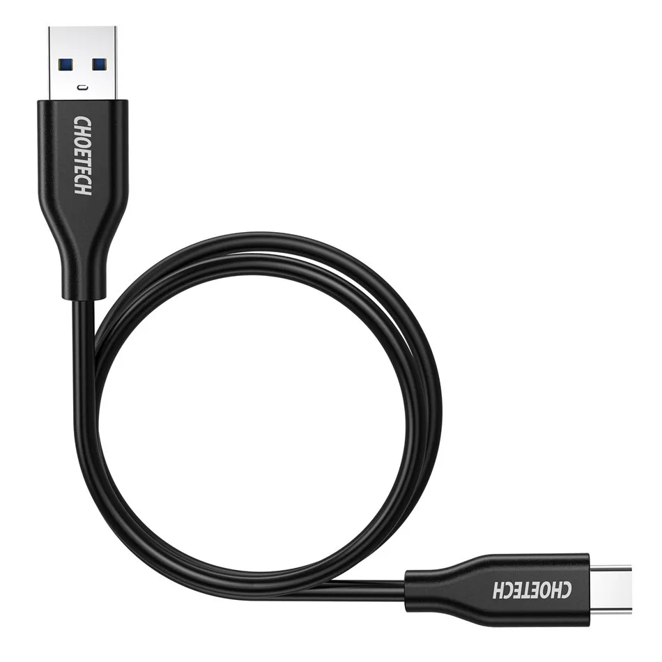 CHOETECH 5 Гбит/с USB 3,0 Тип C кабель быстрой зарядки USB type C кабель для синхронизации данных для samsung S10 S9 S8 плюс Тип-C кабель для мобильного телефона