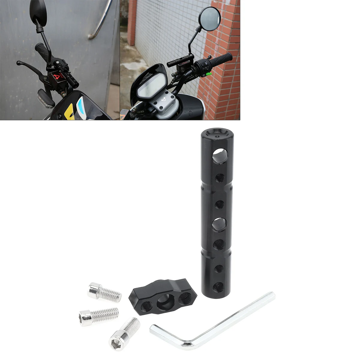 

Motorcycle Extension Rod Motorcycle Accessories Multi Extension Bracket Lighting Spotlight Mirror Mount for Motorcycle Motorbike