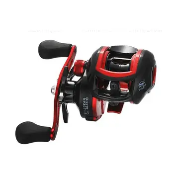 

Lizard 18*1BB Metal Baitcasting Fishing Reel 8.1:1 Long Shot Left / Right Hand Fishing Wheel