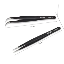 1pcs New Stainless Steel Eyebrow Tweezer Straight Curved Tweezers Eyelash extension Make up Tools Excellent Quality