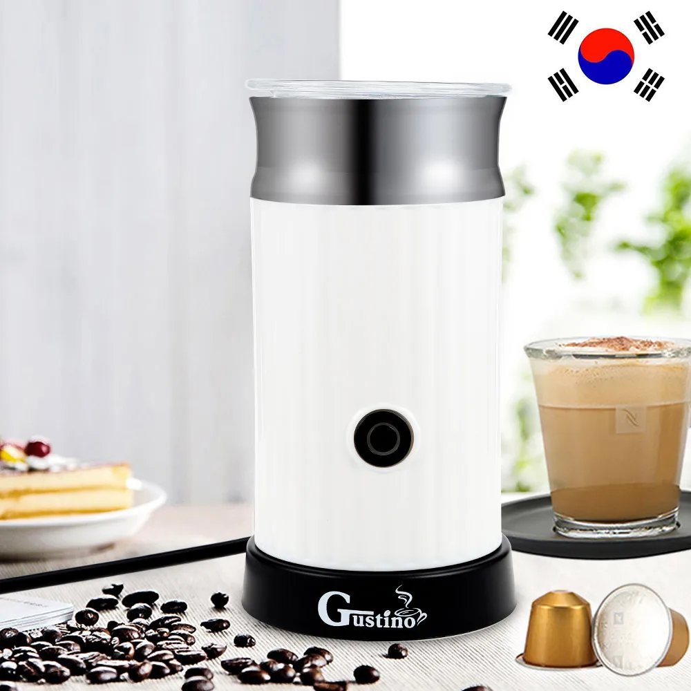 

Gustino Electric Coffee Maker Automatic Milk Frother Cappuccino Coffee Maker For Hot Frothing Heating Milk Cold Frothing