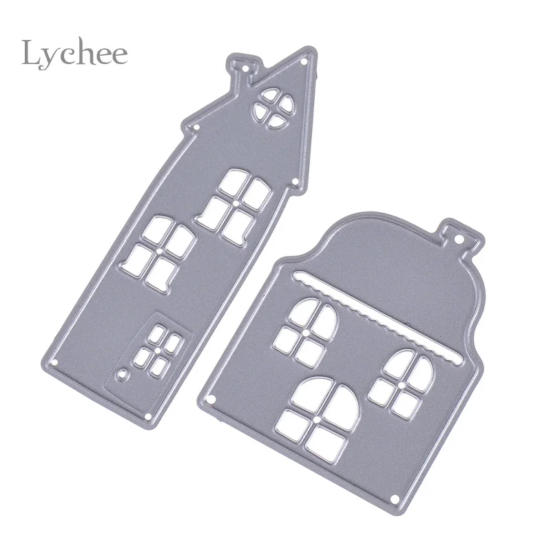 1 Set House Design Cutting Dies Stencils for DIY Scrapbooking Handmade Metal Paper Cards Album Embossing Decorative Craft