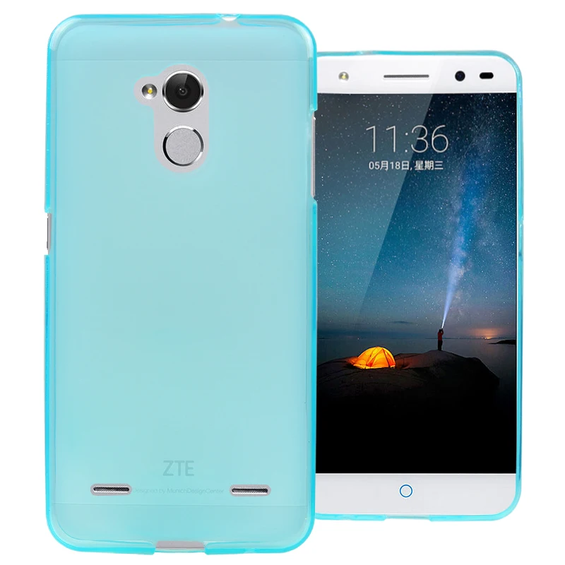 Чехол для ZTE Blade A2 4 цвета матовый из ТПУ мягкий чехол телефона задней панели (5 0