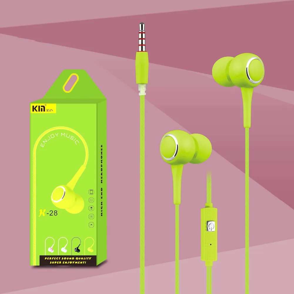 Earphone with Microphone 3.5mm Wired In-Ear Stereo Bass Sport Music 1.2m Earphones Headset  for ipod xiaomi Meizu mobile Iphone MP3 MP4 MP5 Gifts (7)