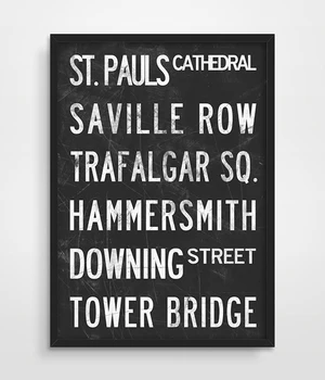 

Typography London England City Poster London Art Print Bus Roll Modern Home Decor print wall Art picture Poster for kids decor