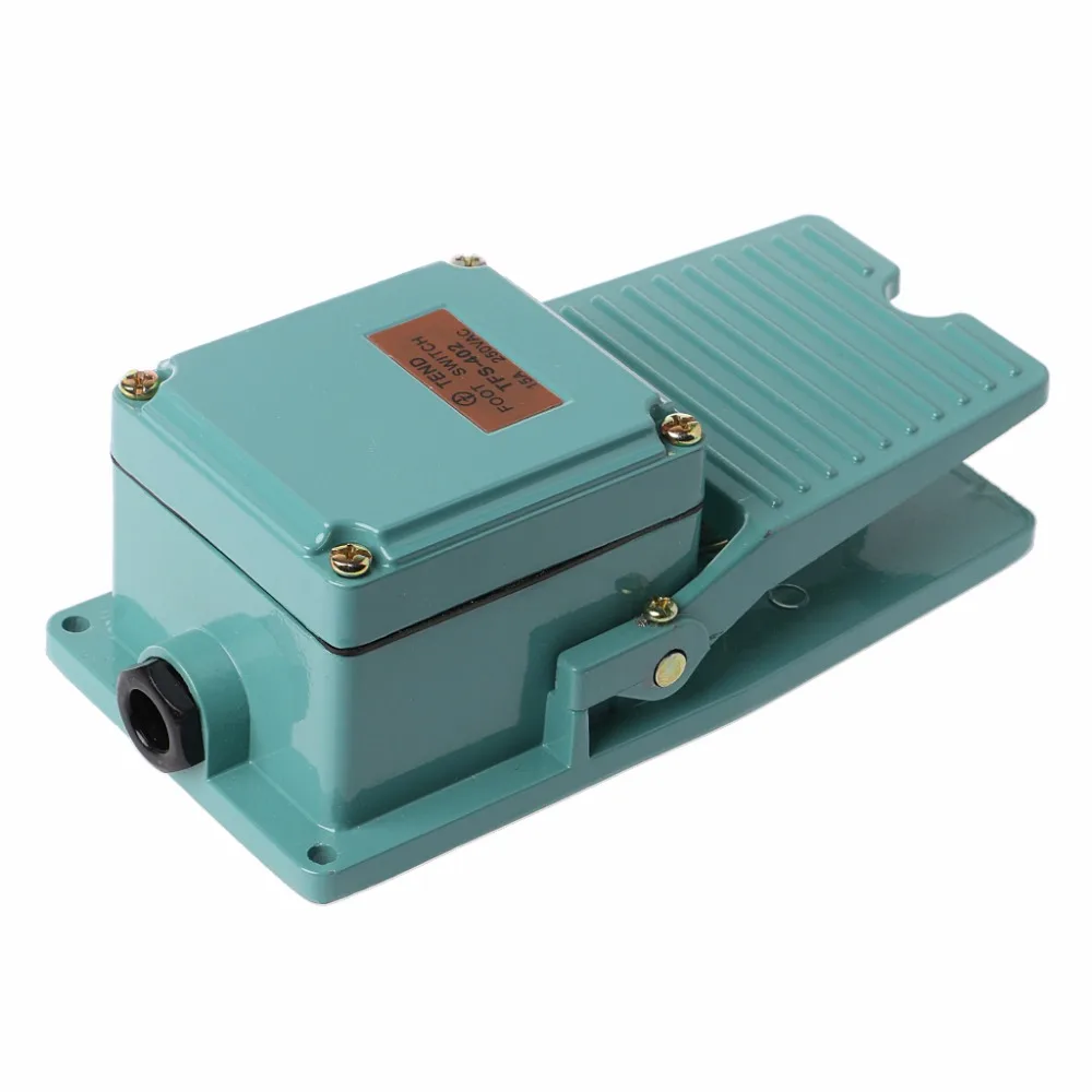 

AC 250V 15A Momentary Antislip Industrial Foot Operated Pedal Switch Footswitch #0604