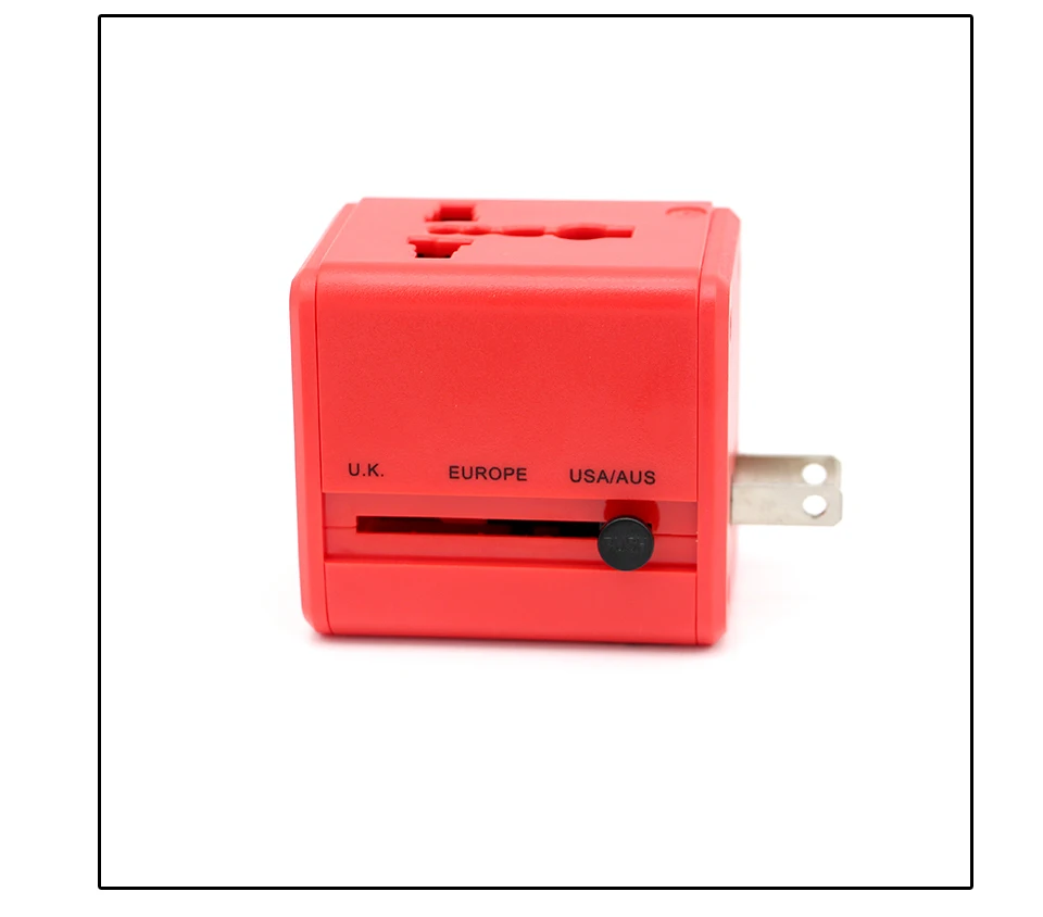 Pretty Electronic Universal Travel Adapter  Electric Plugs Sockets Converter USAUUKEUCN Dual USB Charging Electrical Power  (11)
