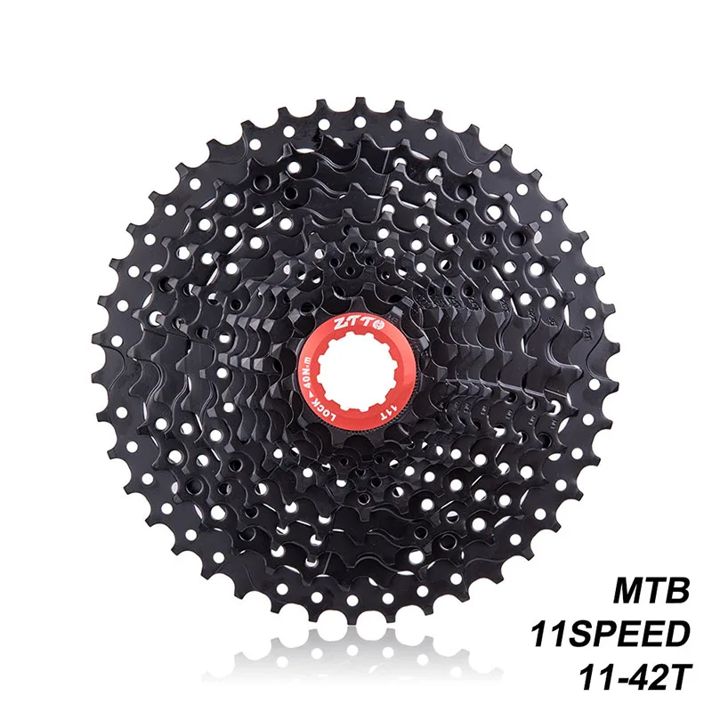 11 скоростей MTB горный велосипед кассета маховик велосипед 11-42 т черный свободного хода черный 532,5 г сталь