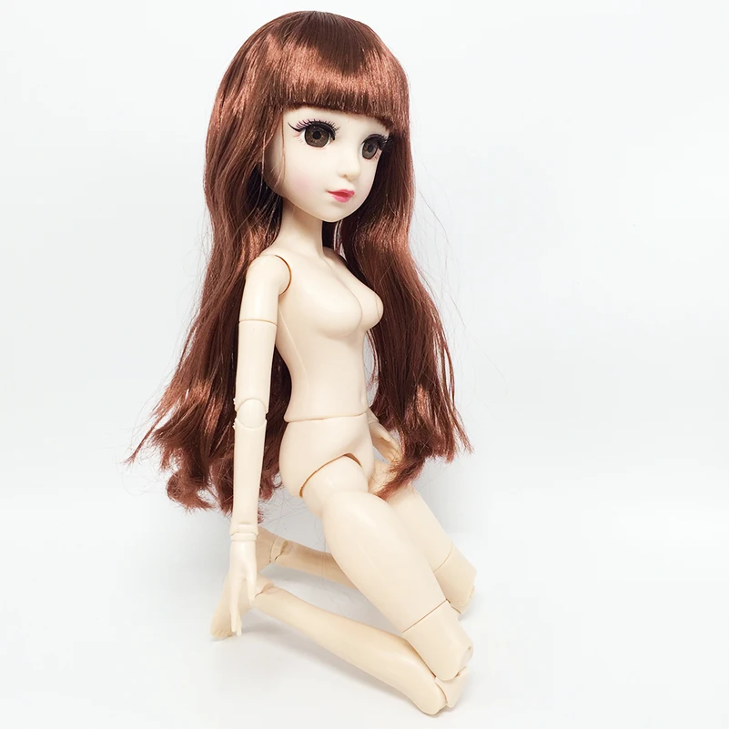 Новинка, 48 см, 24 Подвижные шарнирные BJD, куклы, игрушки, модная одежда, аксессуары для обнаженной куклы, тело женщины, BJD, куклы, игрушки для девочек