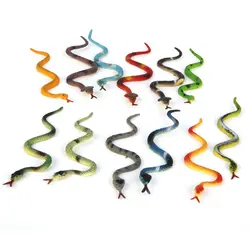 Fbil-Пластик рептилия животных змея модель игрушки 12 шт. разноцветный