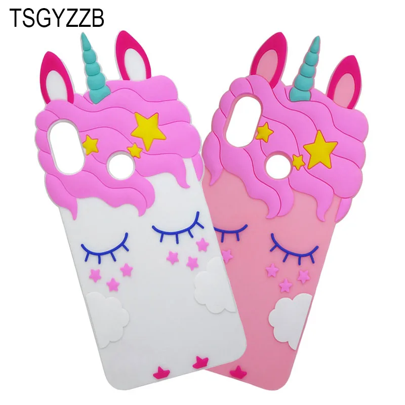 

For Xiaomi Redmi Note 5 Pro Case 3D Cute Unicorn Soft Silicone Shockproof Phone Back Protetive Cover Redmi Note 5 Pro 5Pro 5.99