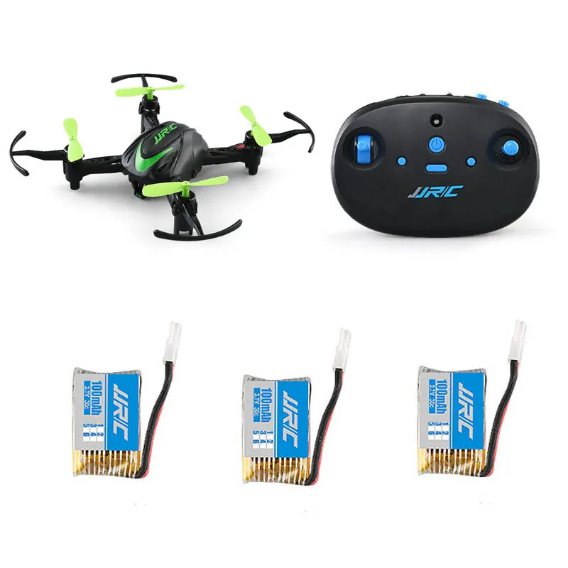 JJRC H48 Мини 2,4G 4CH 6-осевой 3D сальто RC Дрон Квадрокоптер RTF VS H36 E010 для детей Рождественский подарок игрушка - Цвет: Green 3 Battery