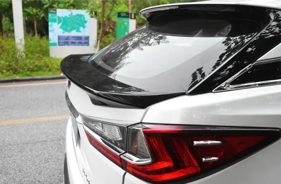 

Carbon Fiber CAR REAR WING Rear Trunk Lip Spoiler Wing Fit For Lexus RX rx200t 450h 2016 2017 2018 BY EMS
