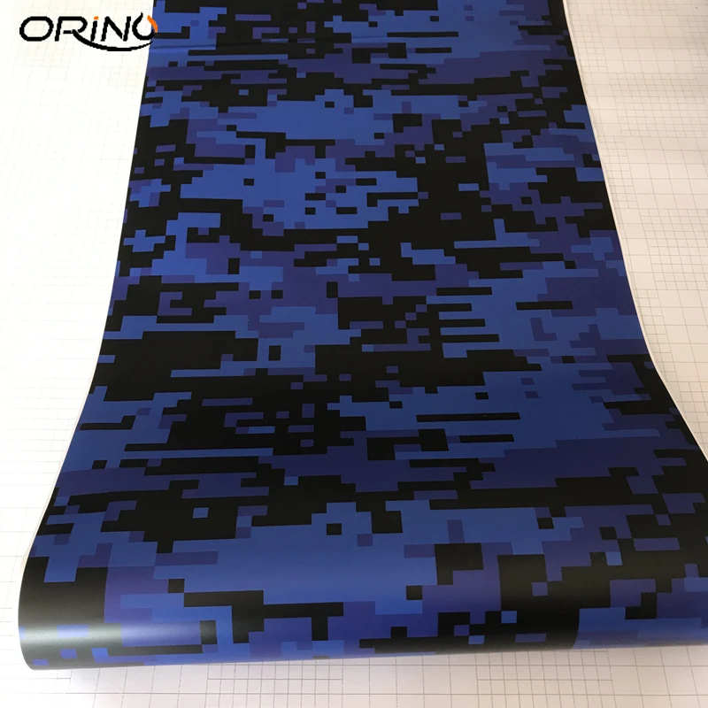 Blue Digital Vinyl Film Sticker-2