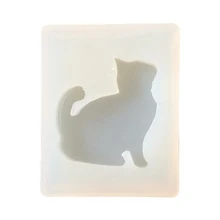 DIY силиконовая форма кошка модель УФ клей AB алмазные хрустальные капли клея кулон