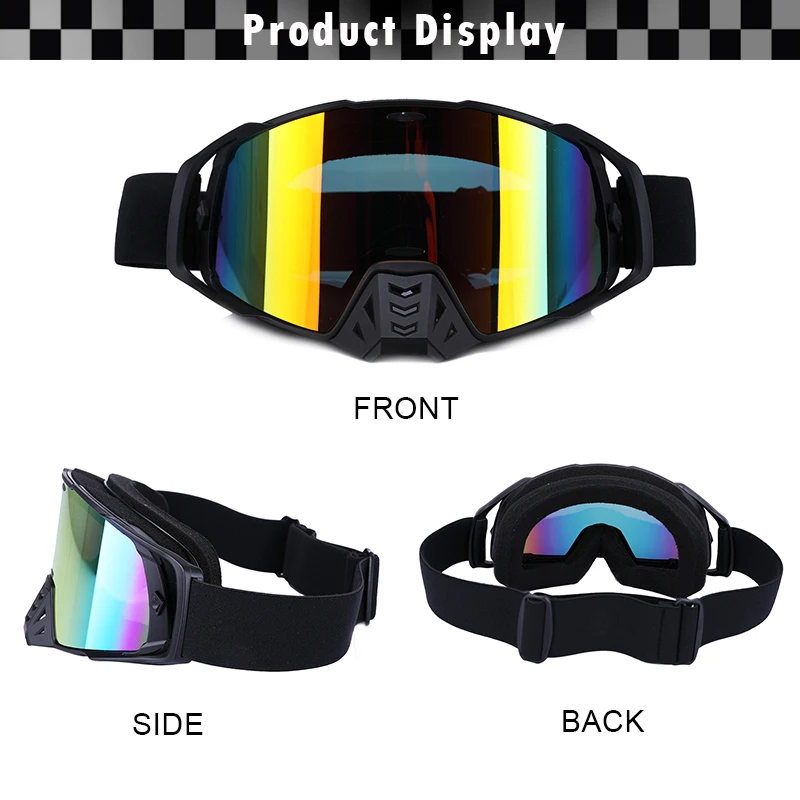 EYTOCOR Мотоцикл Байк очки гонщика для мужчин Открытый Gafas ATV DH MTB Dirt велосипед очки MX внедорожные Masque шлемы с очками