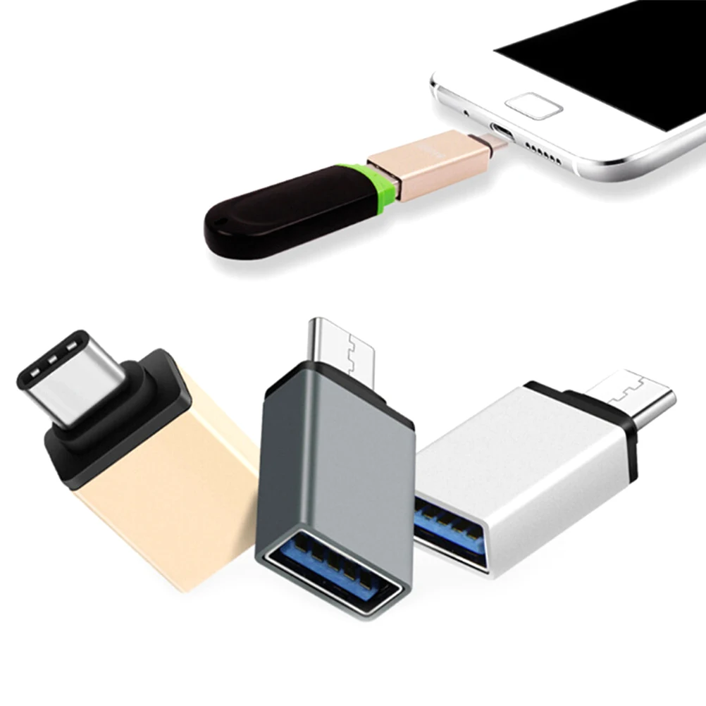Переходник 3 0 Mini Type C на USB OTG для Samsung Galaxy Note 8 высокоскоростное сертифицированное