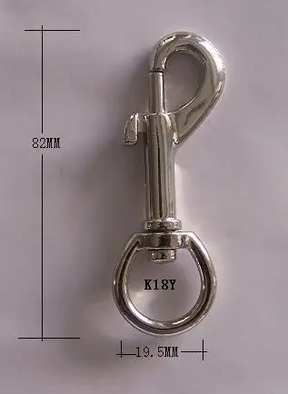 

wholesales 1000PCS/25KGS/Carton 17MM-25MM zinc alloy eye or square dog trigger swivel snap hook