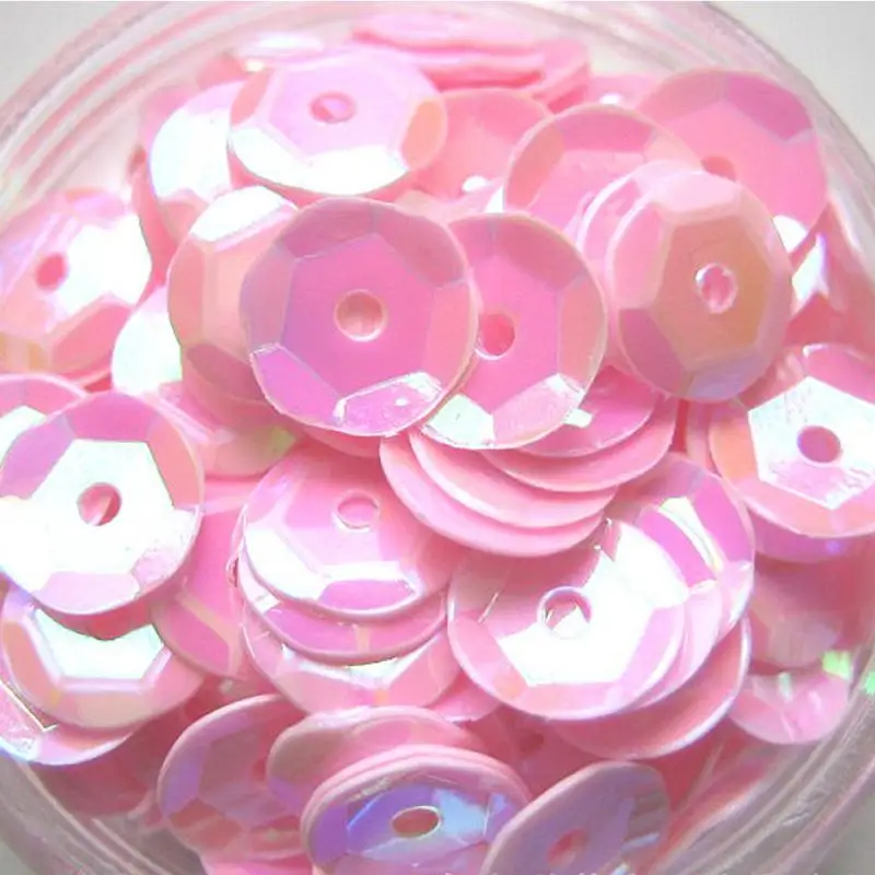Pink 400 шт 6 мм DIY круглые Швейные Блестящие Блестки аксессуары для одежды разных цветов - Цвет: Pink