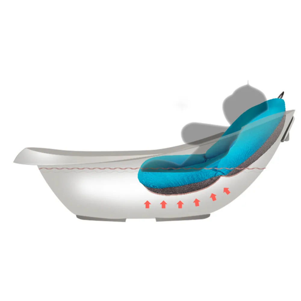 Новая дизайнерская однотонная подушка для купания Нескользящая детская подушка для ванны коврик безопасное сиденье для купания детский душ