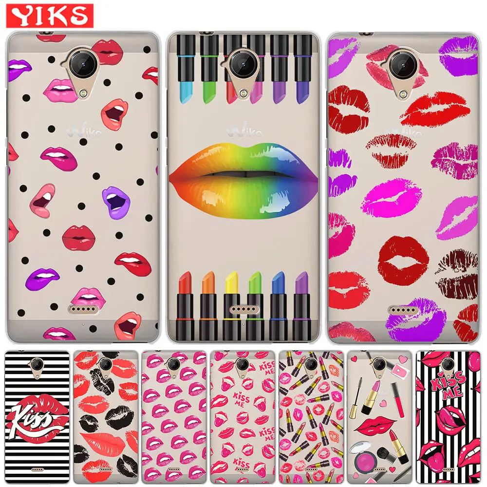 

Sexy Lip Glossy Case For Wiko U Feel Lite Lenny 3 Case Silicone For fundas Lenny 3 U Feel Lite coque Soft Case Capinha Etui girl