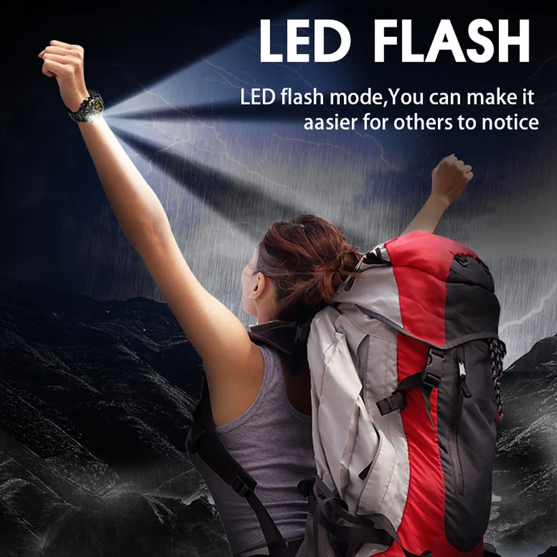 Smart Watch Wifi 720P Camera Watch Outdoor Sport Waterproof IPX7 Smartwatch Men P2P Remote Control With Led Flashlight for Phone