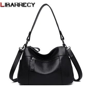 

Luxury Handbags Women Leather Bags Designer Fashion Tassel Shoulder Crossbody Bag Female 2019 Casual Summer Black Bag Sac A Main