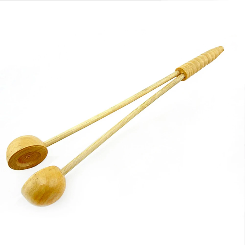 Портативные массажные молотки из бамбука, Деревянный инструмент для ухода за здоровьем, для шеи, спины, талии, ног, расслабляющий домашний молоток WS99