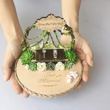 1 шт., индивидуальный логотип, обручальное предложение, свадебные украшения или Подушечка для обручальных колец, подушка на танкетке