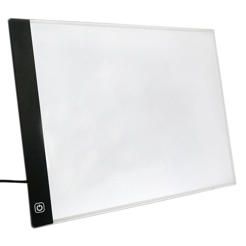 Светодиодная светящаяся доска для рисования ультра А4 Настольный светильник в виде планшета блокнот эскиз книга пустой холст для